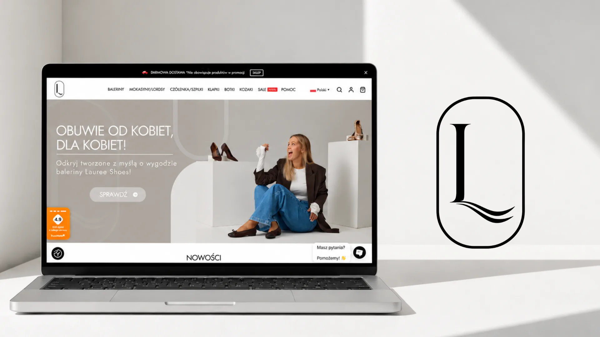 Case study „Lauree Shoes” - realizacja agencji e-como.pl